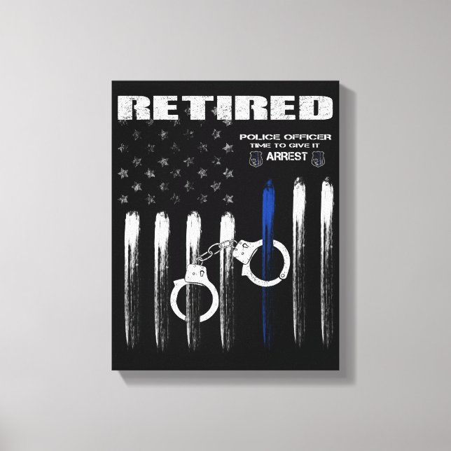 Kanvastrycket Blått tunt radavstånd Canvastryck (Framsida)