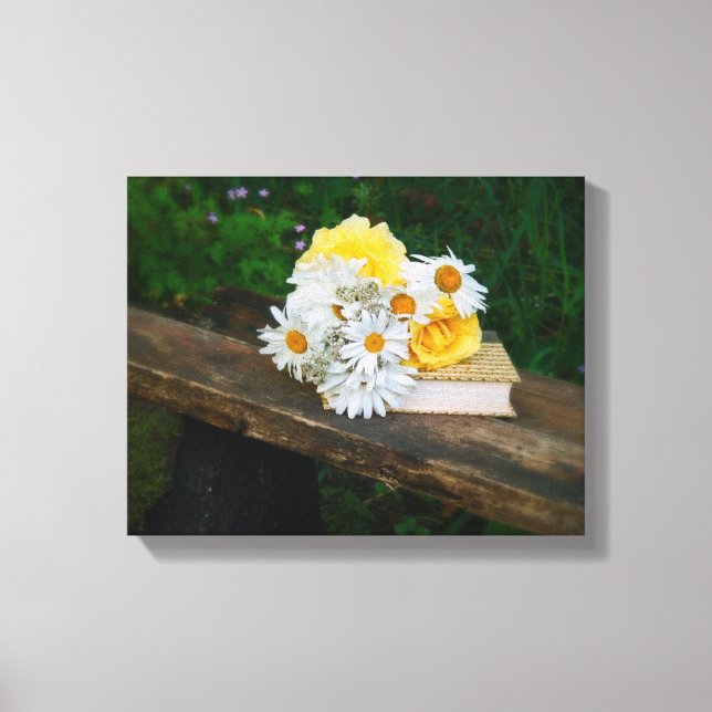 Kanvastrycket Blommor och Romantik Canvastryck (Framsida)