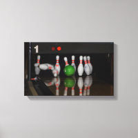 Kanvastrycket Bowling Pin