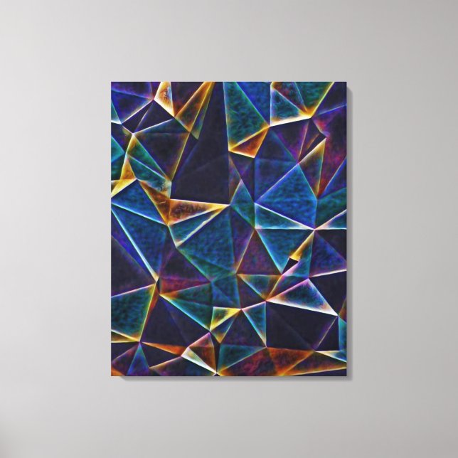 Kanvastrycket Broken Bubbles Canvastryck (Framsida)