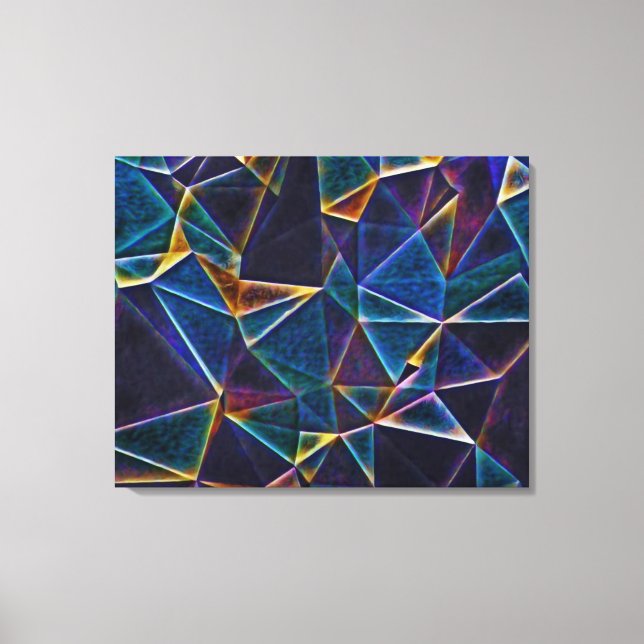 Kanvastrycket Broken Bubbles Canvastryck (Framsida)