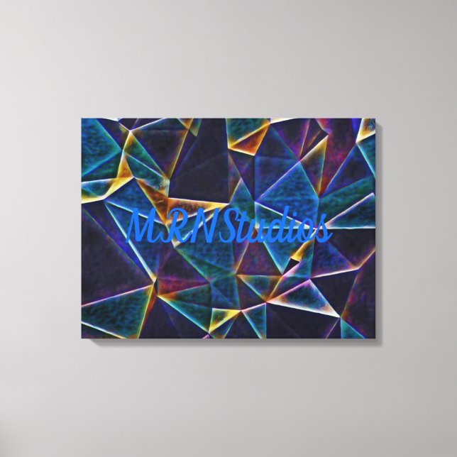 Kanvastrycket Broken Bubbles Canvastryck (Framsida)