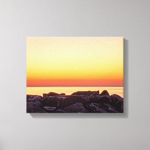 Kanvastrycket Buckroe Beach Sunrise Canvastryck