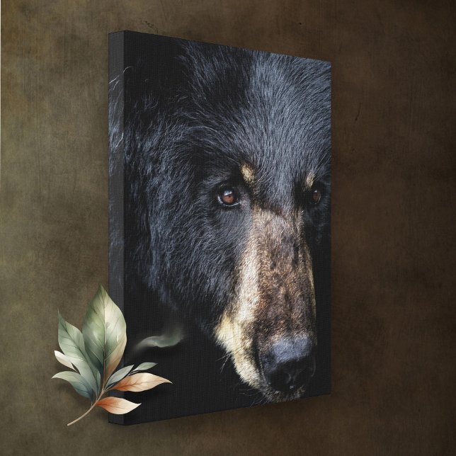 Kanvastrycket Cades Cove Black Bear Canvastryck (Skapare uppladdad)