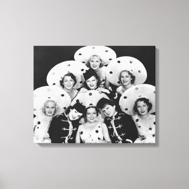 Kanvastrycket Chorus Girls Group - 1706461.jpg Canvastryck (Framsida)