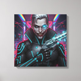 Kanvastrycket Chrome Harlequin Canvastryck