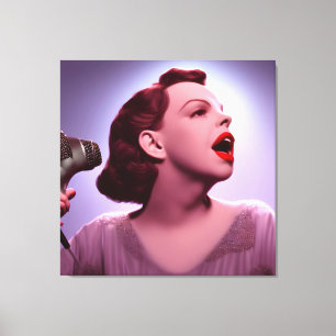 Kanvastrycket Colorful Judy Garland Canvastryck
