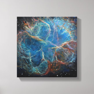 Kanvastrycket Crab Nebula Space Art Canvastryck