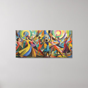 Kanvastrycket Dance - Large Stretched Canvastryck