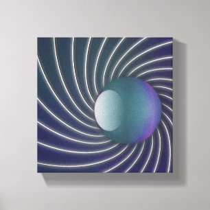 Kanvastrycket Deep Sea Spiral Canvastryck