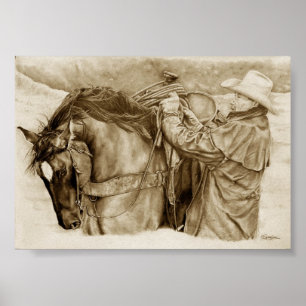 Kanvastrycket Ett för jobb Poster