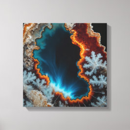 Kanvastrycket Fantasy Plume Agate Canvastryck