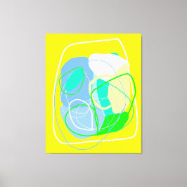 Kanvastrycket Fet expressionistiskt Stretched Canvastryck