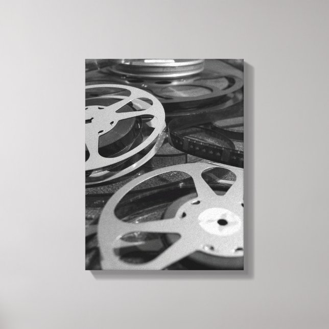 Kanvastrycket Film Reel/Film Reel Canvastryck (Framsida)