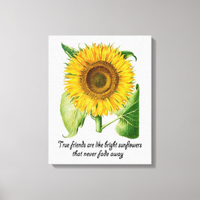 Kanvastrycket Flower Friend Gift Canvastryck (Framsida)