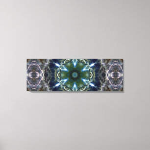 Kanvastrycket Folk Mandala Canvastryck
