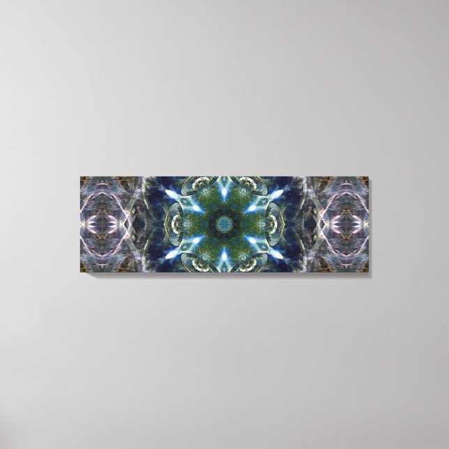 Kanvastrycket Folk Mandala Canvastryck (Framsida)