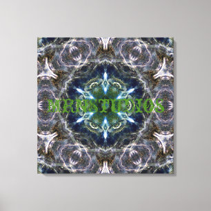 Kanvastrycket Folk Mandala Canvastryck