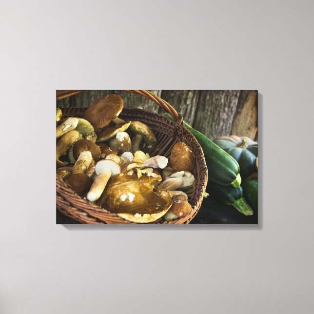 Kanvastrycket för höstföda är fortfarande livstid canvastryck (Framsida)