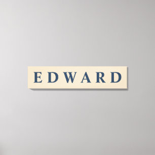 Kanvastrycket Förnamn/Familj/Efternamn Canvastryck