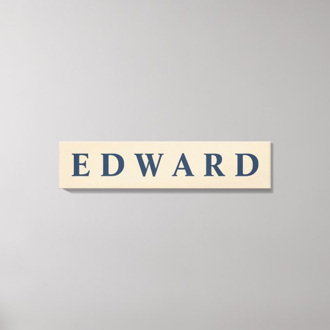 Kanvastrycket Förnamn/Familj/Efternamn Canvastryck (Framsida)