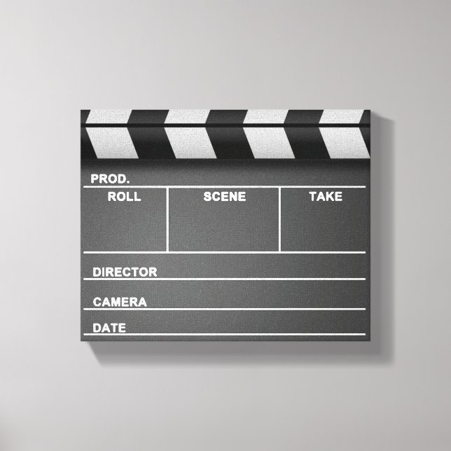 Kanvastrycket Förstannat filmklipp Canvastryck (Framsida)