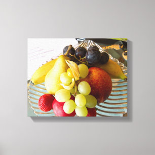 Kanvastrycket Fruit Bowl Stretched Canvastryck