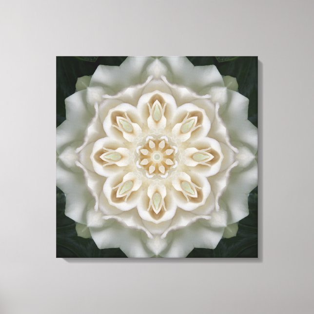 Kanvastrycket Gardenia Inner Glow Mandala Canvastryck (Framsida)