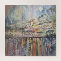 Kanvastrycket Gata Art Painting Italien Faux