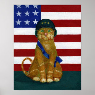 Kanvastrycket General Catton Poster