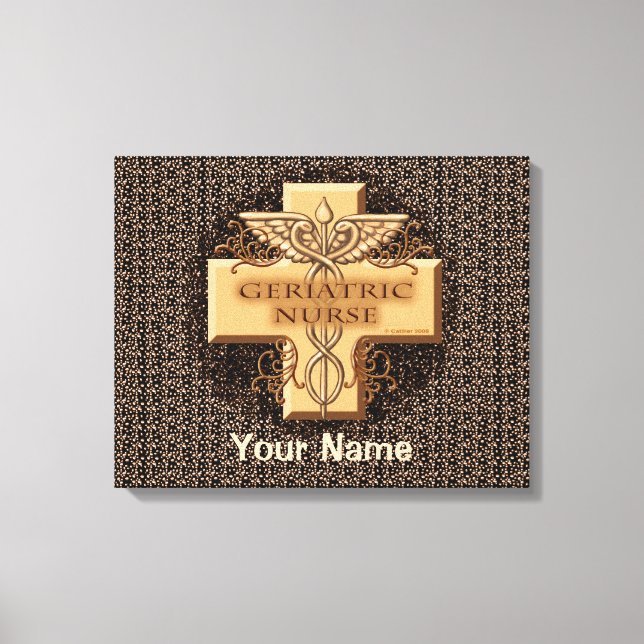 Kanvastrycket Gerionic Nurse Caduceus Canvastryck (Framsida)