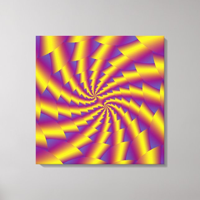 Kanvastrycket Golden Vår Spiral Canvastryck (Framsida)