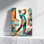 Kanvastrycket Golf Player Cubism Canvastryck<br><div class="desc">Golf Player Cubism-Kanvastrycket är helt och hållet anpassade och unikt att hänga på hem- och kontorsmurar. Designad av Norman.R.</div>