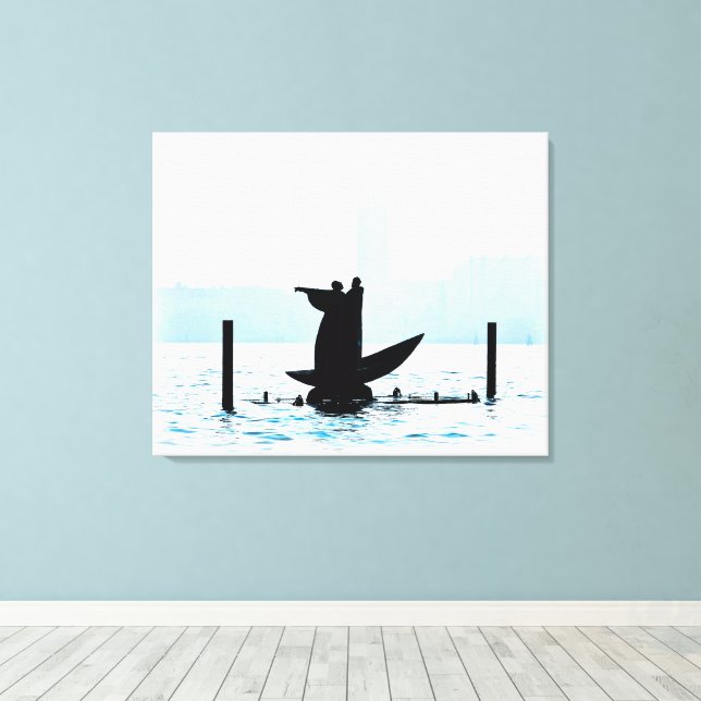 KANVASTRYCKET GUIDING HAND Stretched Canvastryck (Insitu (trägolv))