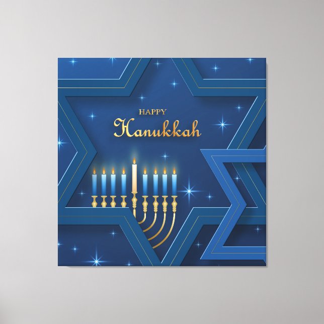 Kanvastrycket Hanukkah Canvastryck (Framsida)