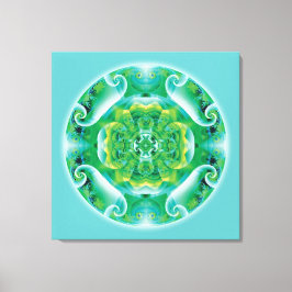 Kanvastrycket Healing Mandala 4 Canvastryck