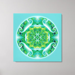 Kanvastrycket Healing Mandala 4 Canvastryck