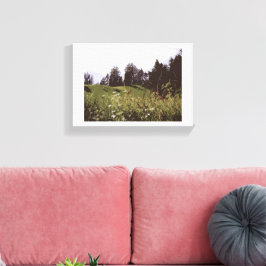 Kanvastrycket High Mountain Paradise Canvastryck