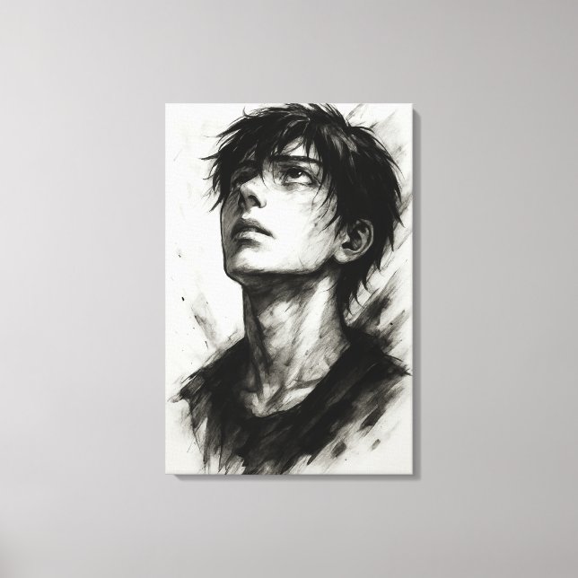 Kanvastrycket Hoppet bortom skuggor Canvastryck (Framsida)