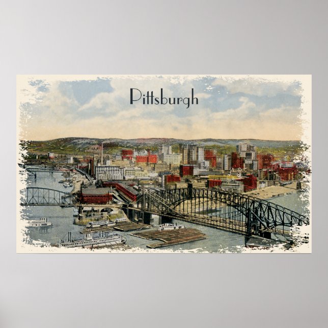 Kanvastrycket i Pittsburgh 1931 Poster (Framsidan)