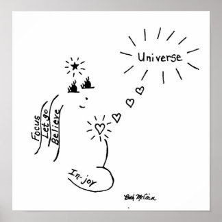 kanvastrycket 'In Joy' Poster