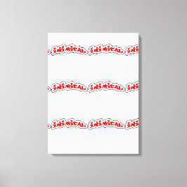 Kanvastrycket Inimisk Logotyp med fördröjt Canvastryck