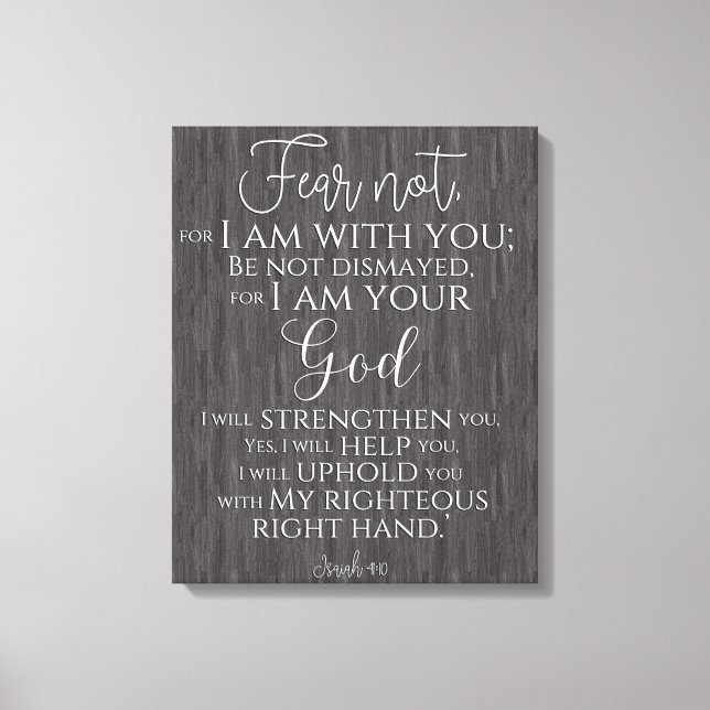 Kanvastrycket Inspirational Christian Bible Verse Canvastryck (Framsida)