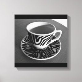 Kanvastrycket Kaffetid Canvastryck