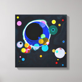 Kanvastrycket Kandinsky Multiple Circles Canvastryck
