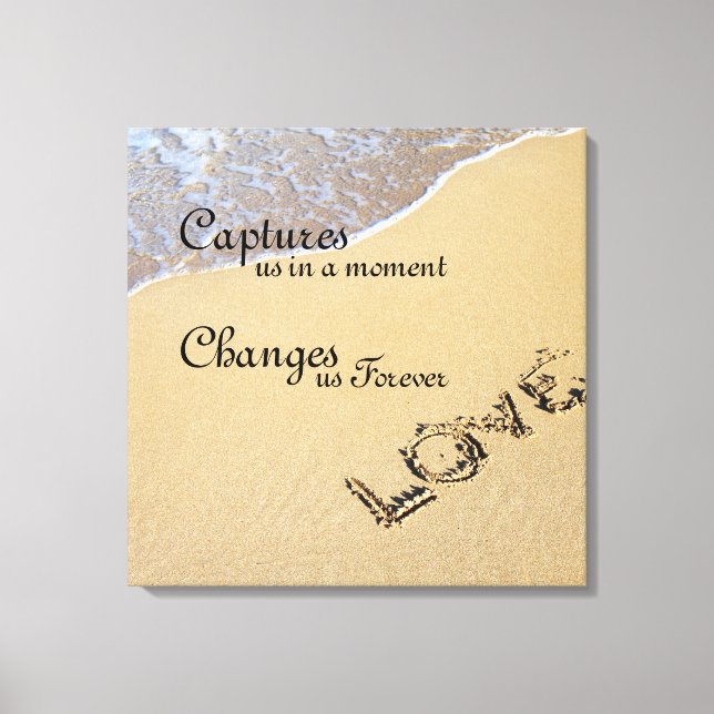 Kanvastrycket kärlek-offerten har utlösts canvastryck (Framsida)