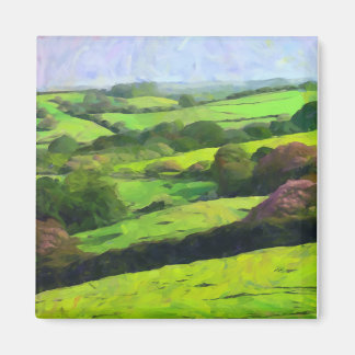 Kanvastrycket Kent - Englands trädgård Magnet