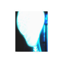 Kanvastrycket Kosmiskt blårastertät utjämnat utdra