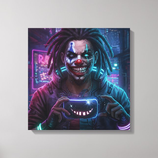 Kanvastrycket Kretsklok Canvastryck (Framsida)