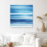 Kanvastrycket Kustnära Abstrakt Oceanen Canvastryck<br><div class="desc">Kustens Abstrakt Ocean Painting Cnvas Skriv ut med blått färg av det vackra djupblåa havet. Denna moderna kustkonst är en biet av snyggtens stranddekoration,  tropisk väggkonst,  kustdekoration,  för alla kusthem,  strandstugor och havsbottnar.</div>